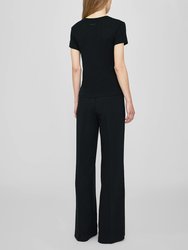 Amani Tee - Black Cashmere Blend