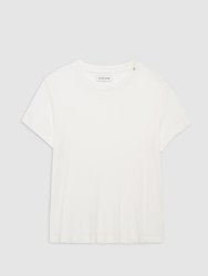 Amani Tee - Off White Cashmere Blend