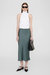 Bar Silk Skirt - Dark Sage - Dark Sage