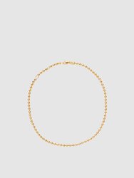 Beaded Necklace - Gold - Gold