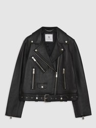 Benjamin Moto Jacket - Black