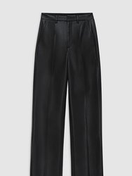 Carmen Pant - Black Recycled Leather