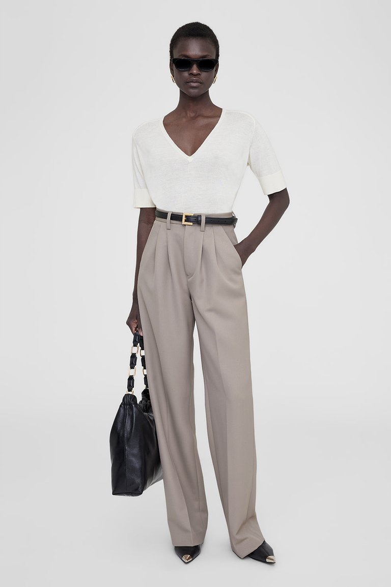 Carrie Pant - Taupe - Taupe