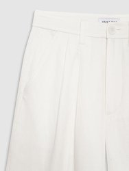 Carrie Pant - White Linen Blend