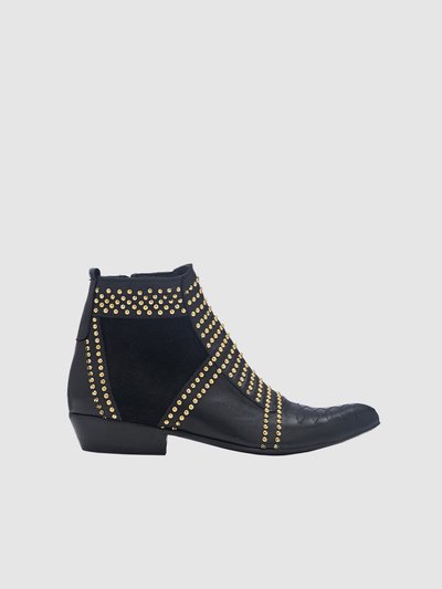 ANINE BING Charlie Boots - Gold Studs product
