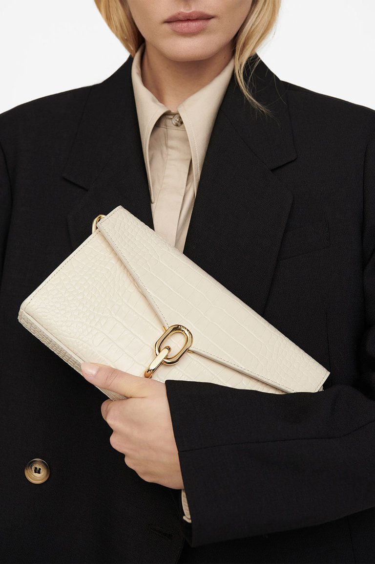 Colette Bag - Oyster Embossed