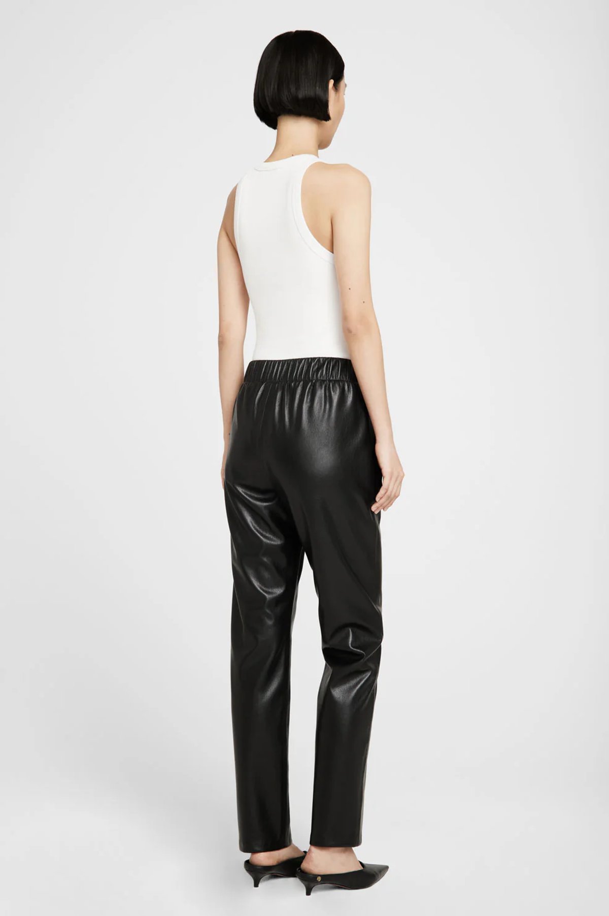 ANINE BING Black Colton Track Pant Black Verishop