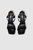 Cora Sandals - Black Embossed 