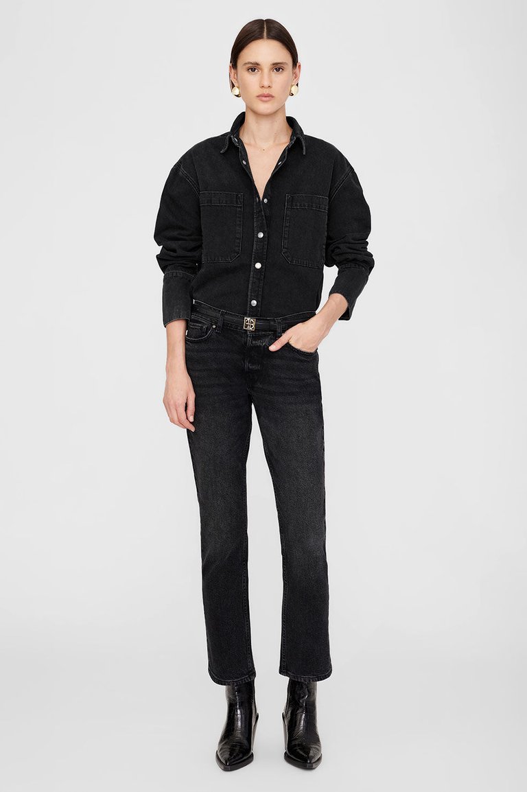 Dante Shirt - Iron Black Denim - Iron Black Denim