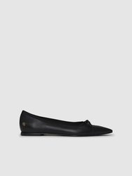 Delphine Flats - Black - Black