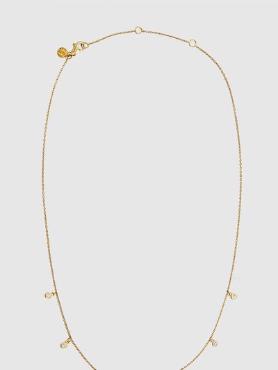 ANINE BING Diamond Droplet Necklace - Gold product