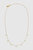Diamond Droplet Necklace - Gold - Gold