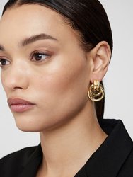 Double Knot Earrings - Gold