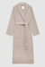 Dylan Maxi Coat - Taupe Cashmere Blend