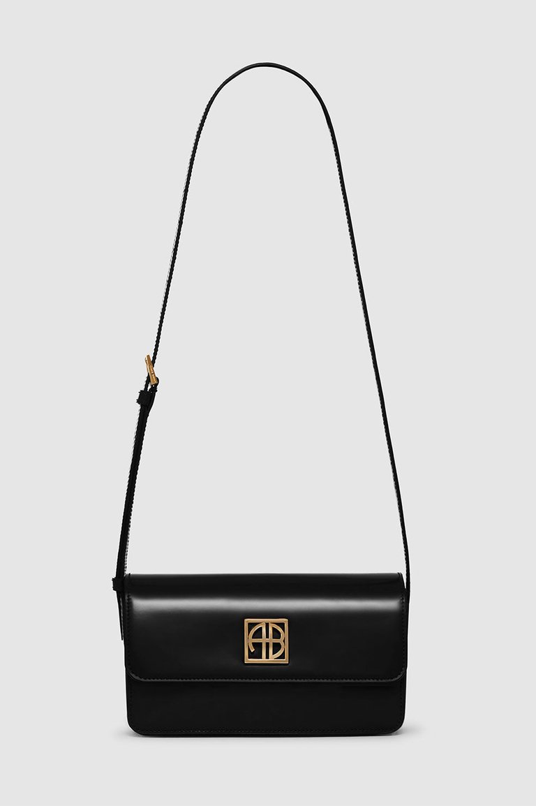 Elly Crossbody Bag - High-Shine Black - High-Shine Black