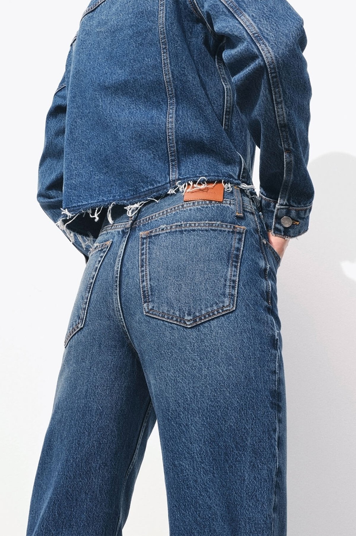 ANINE BING Mid Indigo Gavin 1999 Jean Mid Indigo Verishop