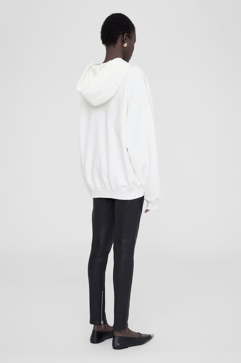 Harvey Sweatshirt - Ivory With Dark Sage