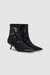 Hilda Boots - High-Shine Black