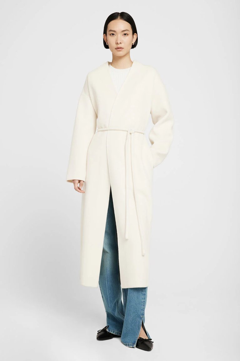 Hunter Coat - White - White