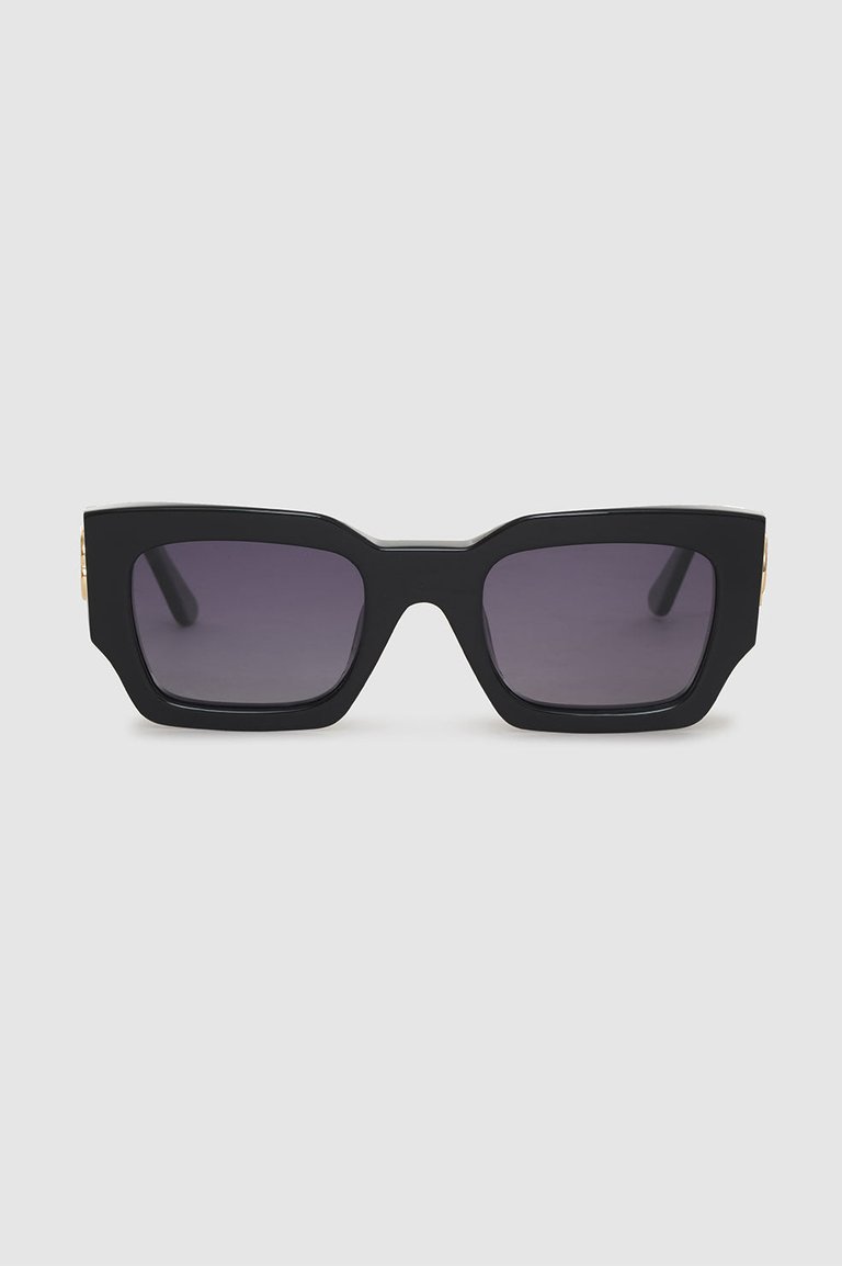 Indio Sunglasses Monogram - Black - Black