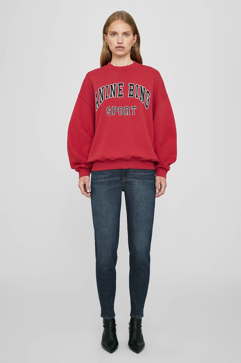 Jaci Sweatshirt Anine Bing - Red - Red