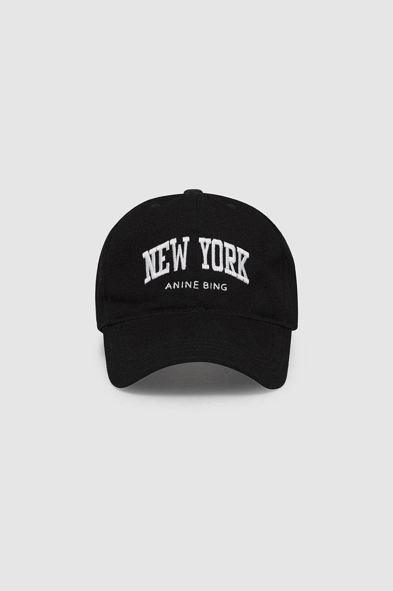 Jeremy Baseball Cap University New York - Black - Black