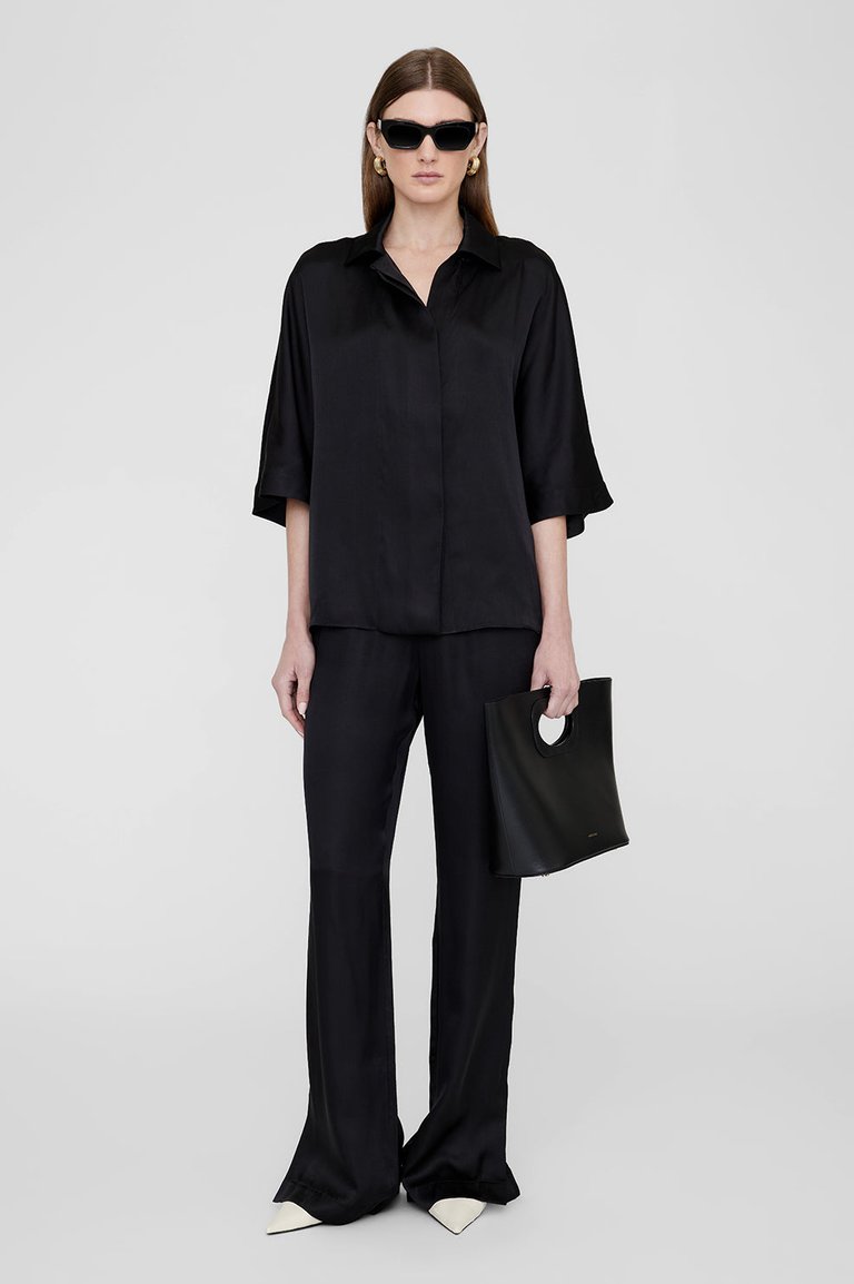 Julia Shirt - Black - Black