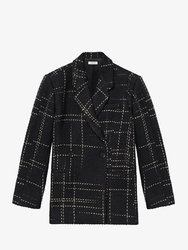 Kaia Blazer - Black Plaid