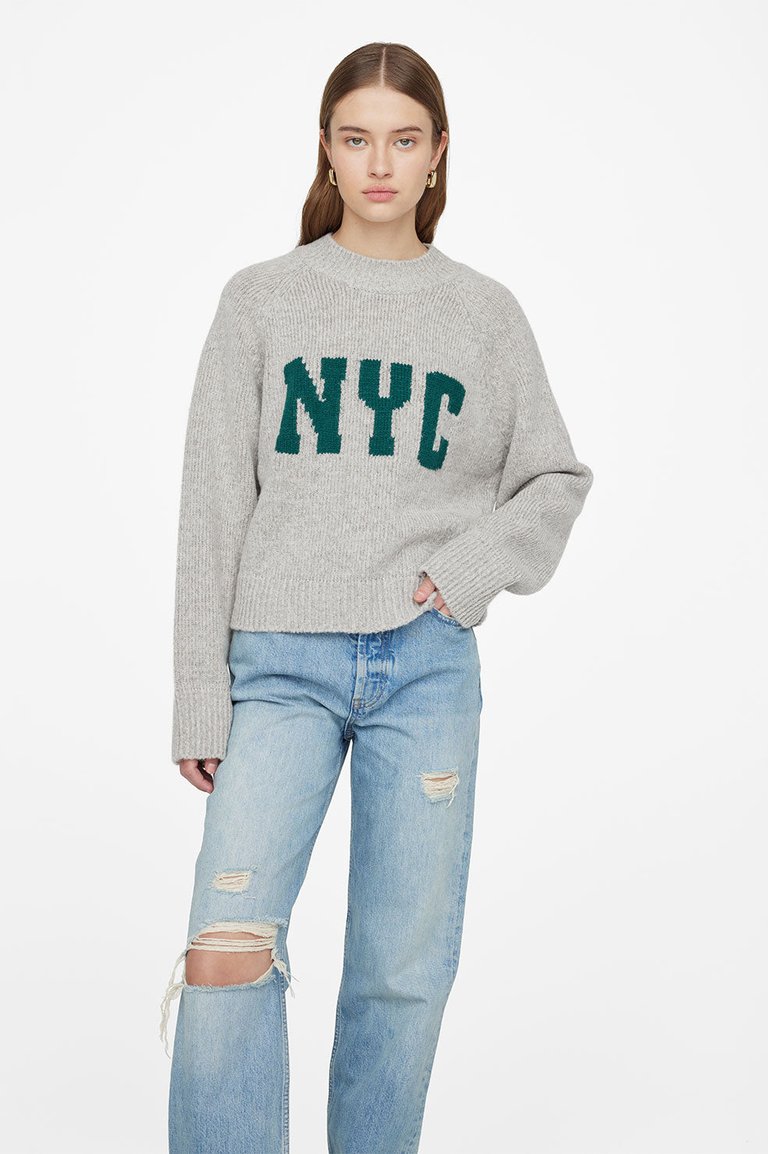 Kendrick Sweater University New York - Heather Grey