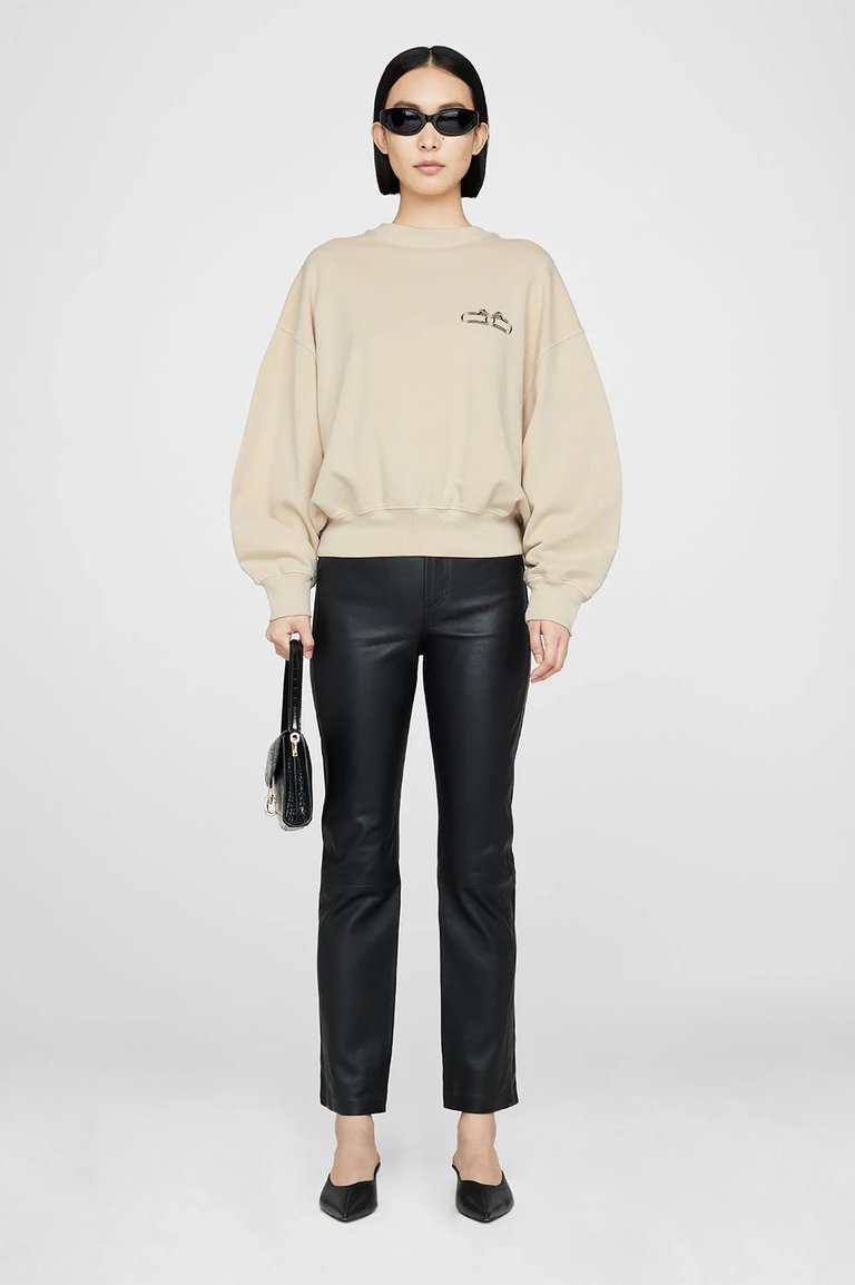 Leo Sweatshirt Serpent - Sand - Sand