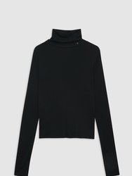Lia Top - Black Cashmere Blend