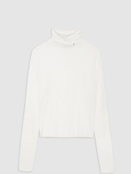 Lia Top - Off White Cashmere Blend