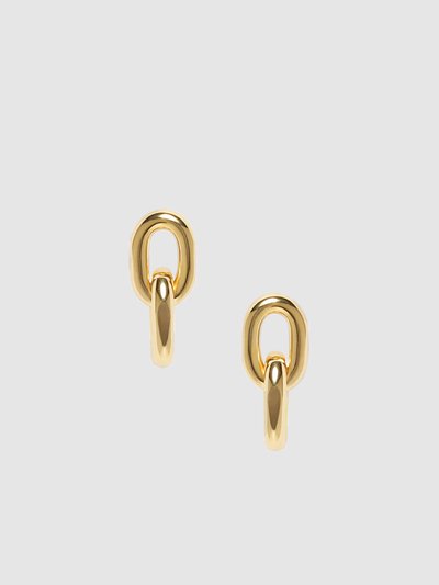 ANINE BING Link Drop Earrings - Gold product