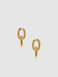 Link Drop Earrings - Gold - Gold