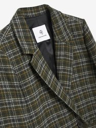 Madeleine Blazer - Green Plaid