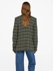 Madeleine Blazer - Green Plaid