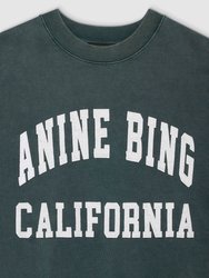 Miles Sweatshirt Anine Bing - Washed Dark Sage