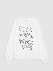 Miles Sweatshirt Rock N Roll - Ivory
