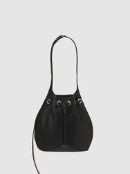 Mini Alana Bucket Bag - Black - Black