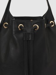 Mini Alana Bucket Bag - Black