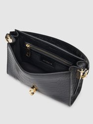 Mini Colette Bag - Black Embossed