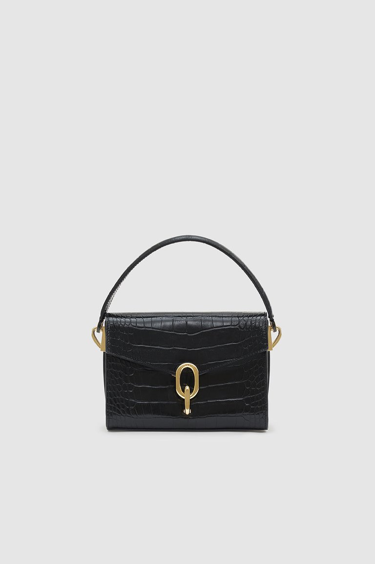 Mini Colette Bag - Black Embossed - Black Embossed