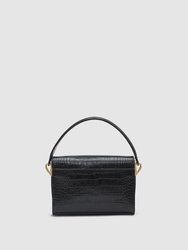 Mini Colette Bag - Black Embossed