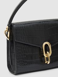 Mini Colette Bag - Black Embossed