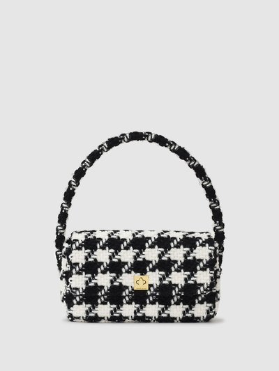 ANINE BING Nico Bag - Black And White Houndstooth product