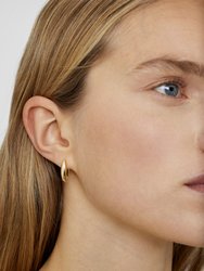 Oval Link Earrings - Gold
