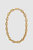 Oval Link Necklace - Gold - Gold