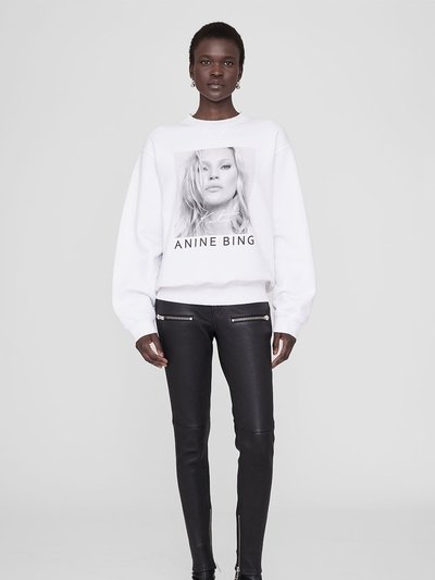 ANINE BING Ramona Sweatshirt Kate Moss - White product