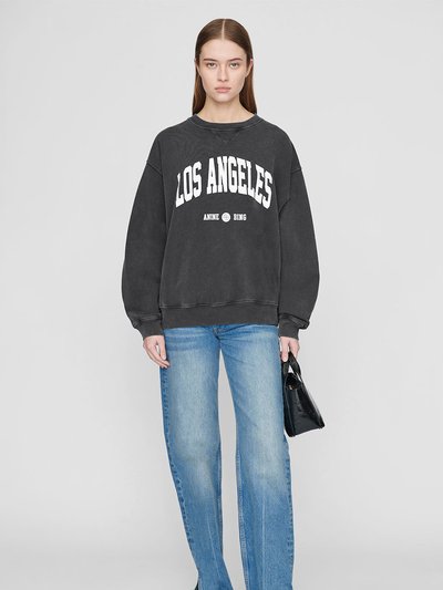 ANINE BING Ramona Sweatshirt Los Angeles - Washed Black product