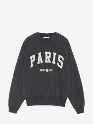 Ramona Sweatshirt University Paris - Washed Black